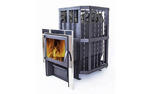 Печь банная НМК Катунь со стеклом