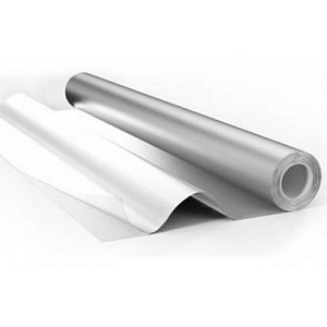 Фольга теплоотражающая алюминиевая 10 м2. 100 мкр.